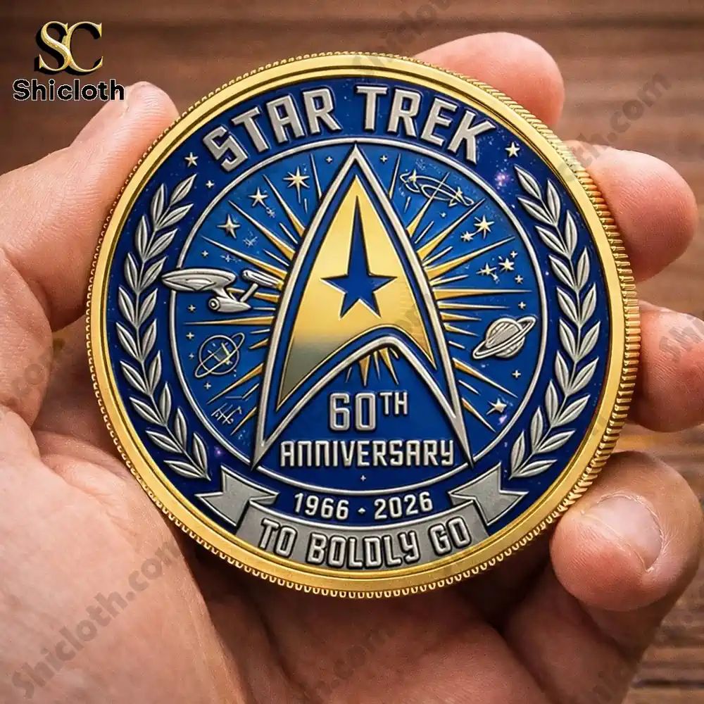 StarTrek 60th Anniversary Live Long And Prosper Coin