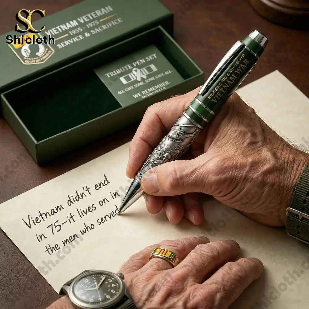 Vietnam Veteran 1955-1975 Commemorative Pen