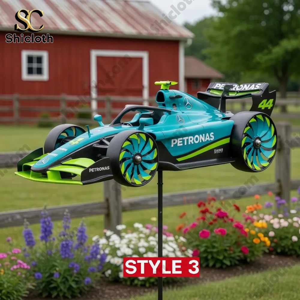 Formula 1 Team Wind Spinner For Garden