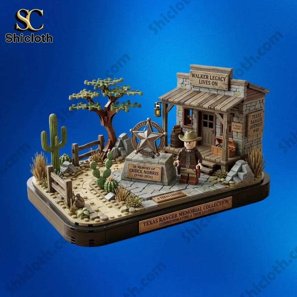 Chuck Norris Walker Texas Ranger Building Block Set