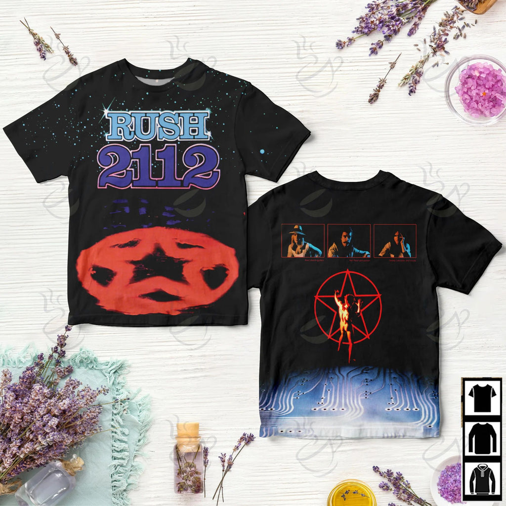 Rush 2112 Album All Over Print T-Shirt