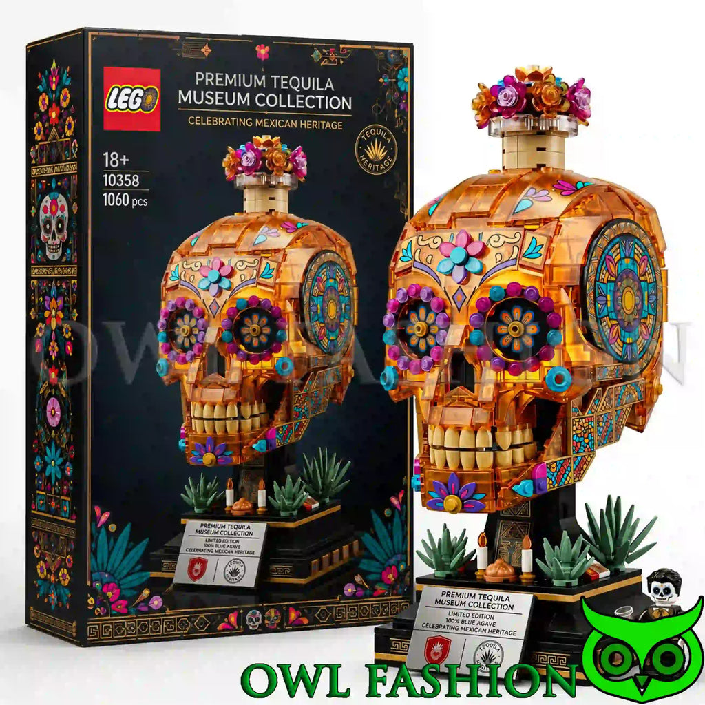Premium Tequila Museum Collection Skull Building Set