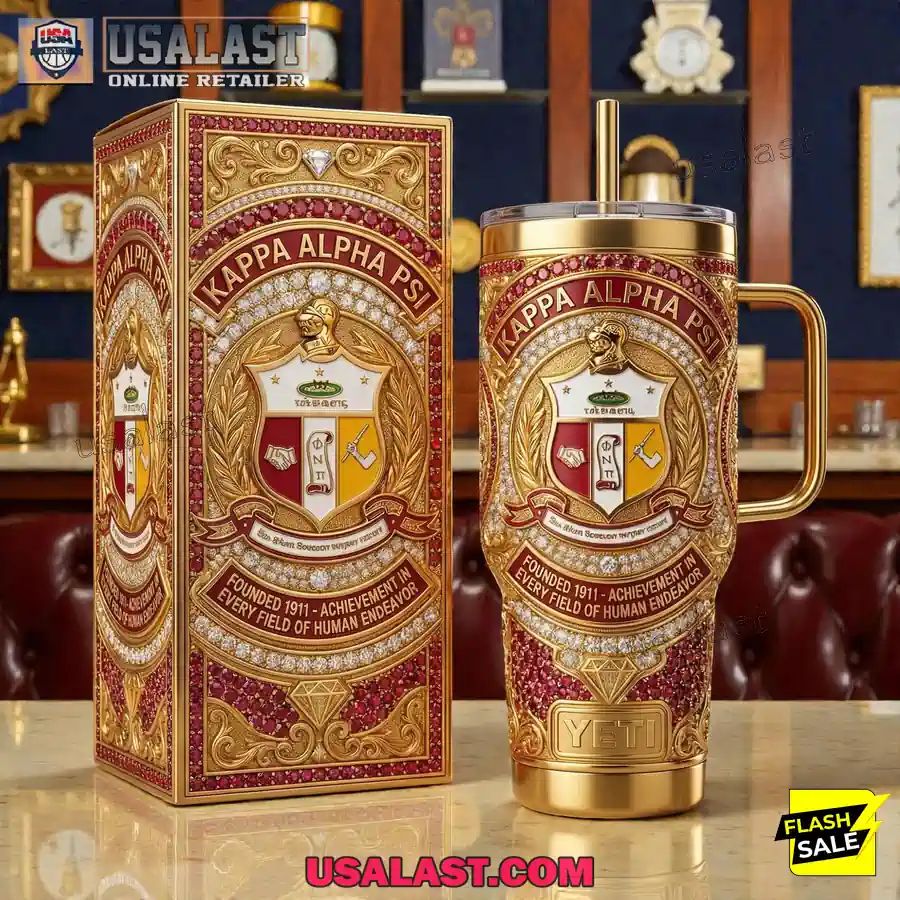 Kappa Alpha Psi 40oz Tumbler With Handle