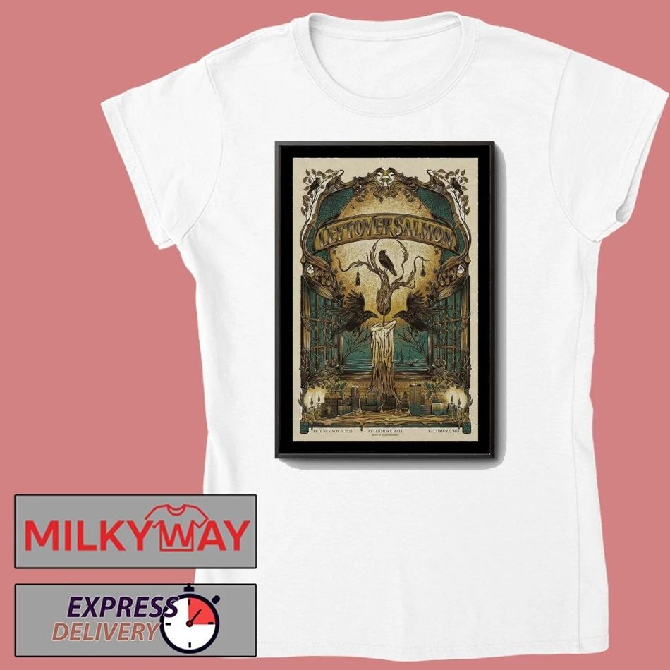 Leftover Salmon Nevermore Hall, Baltimore, MD Oct 31, 2025 Poster shirt