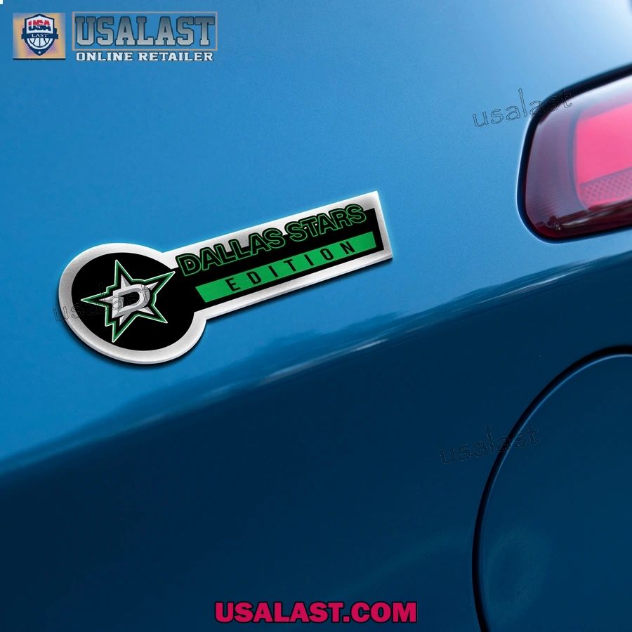 Dallas Stars Edition 3D Engraved Car Name Emblem