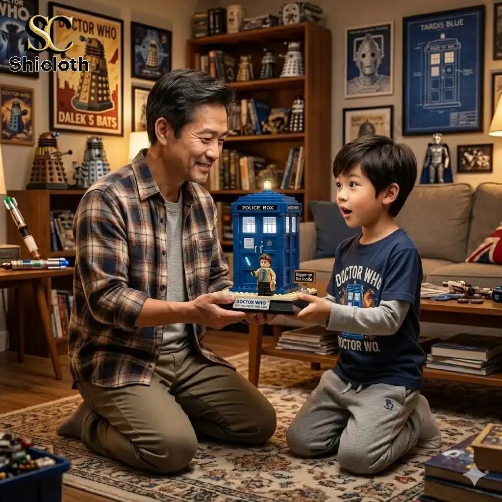 Doctor Who 63rd Anniversary (1963-2026) TARDIS Brick Set