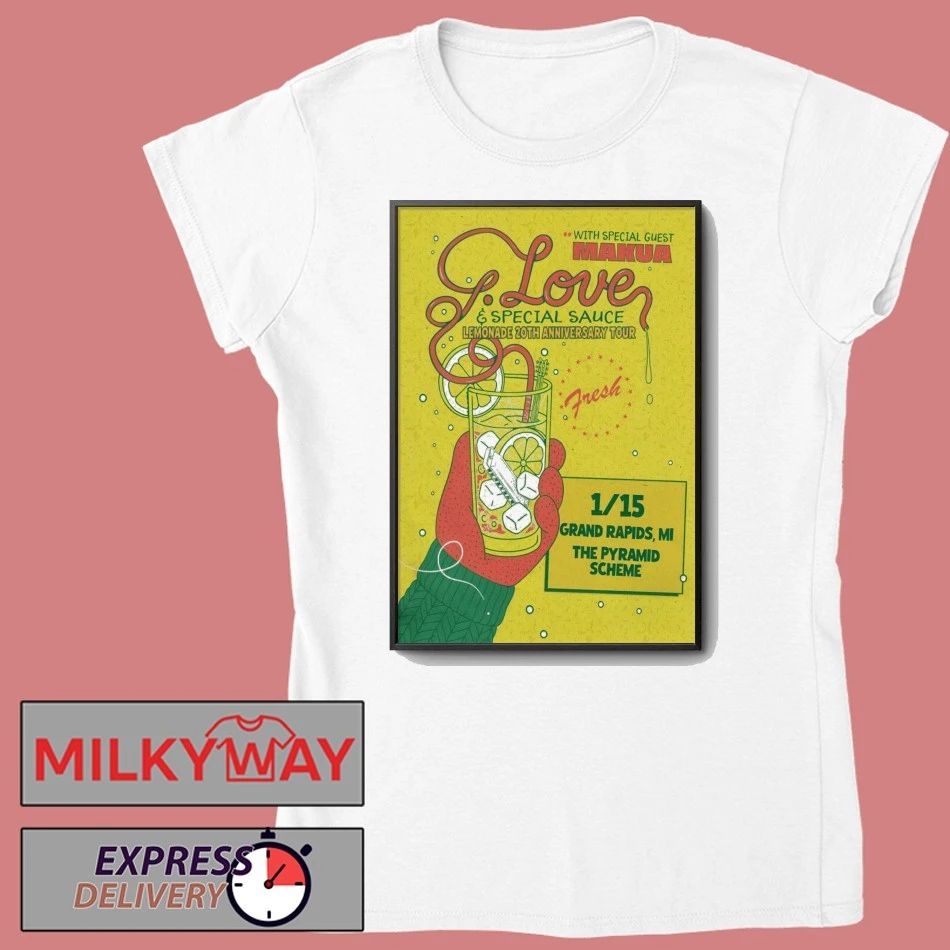 Garrett Dutton aka G.Love In Grand Rapids MI On Jan 15 2026 Poster shirt