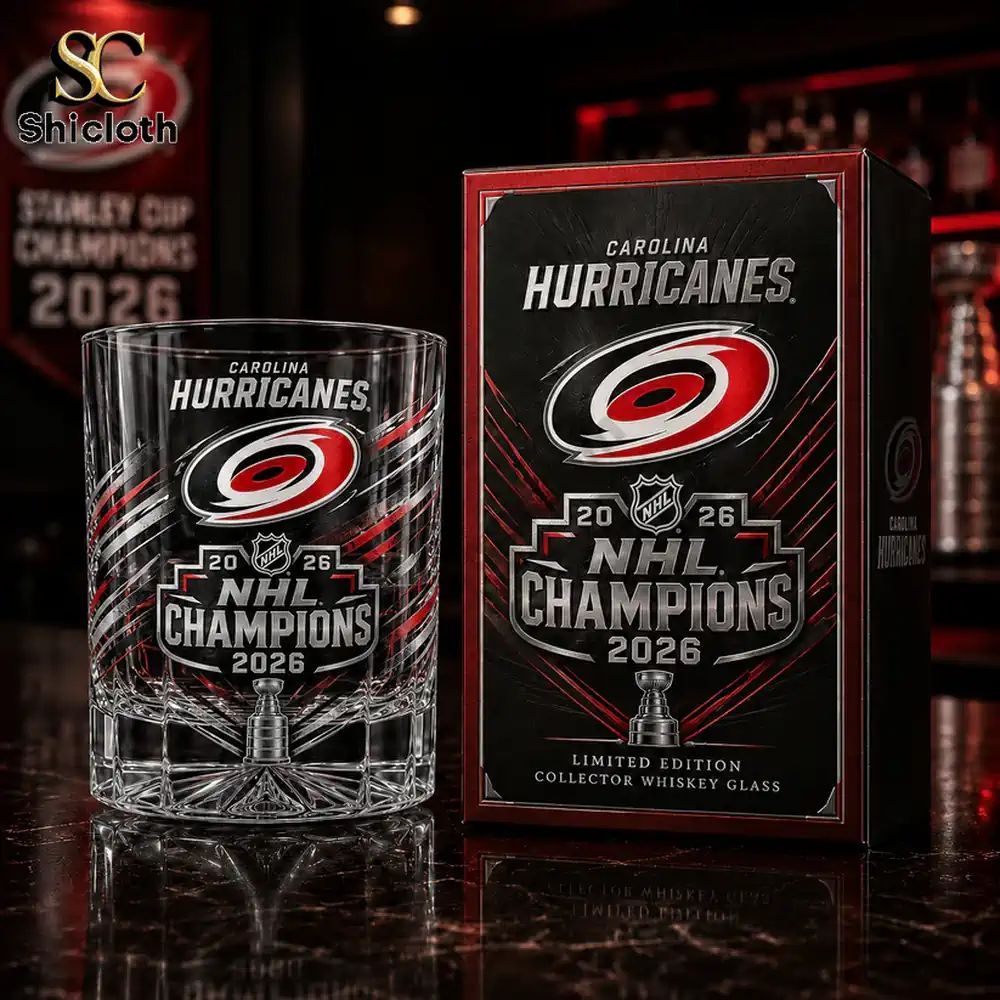 Carolina Hurricanes 2026 Champions Stanley Cup Finals Bottle
