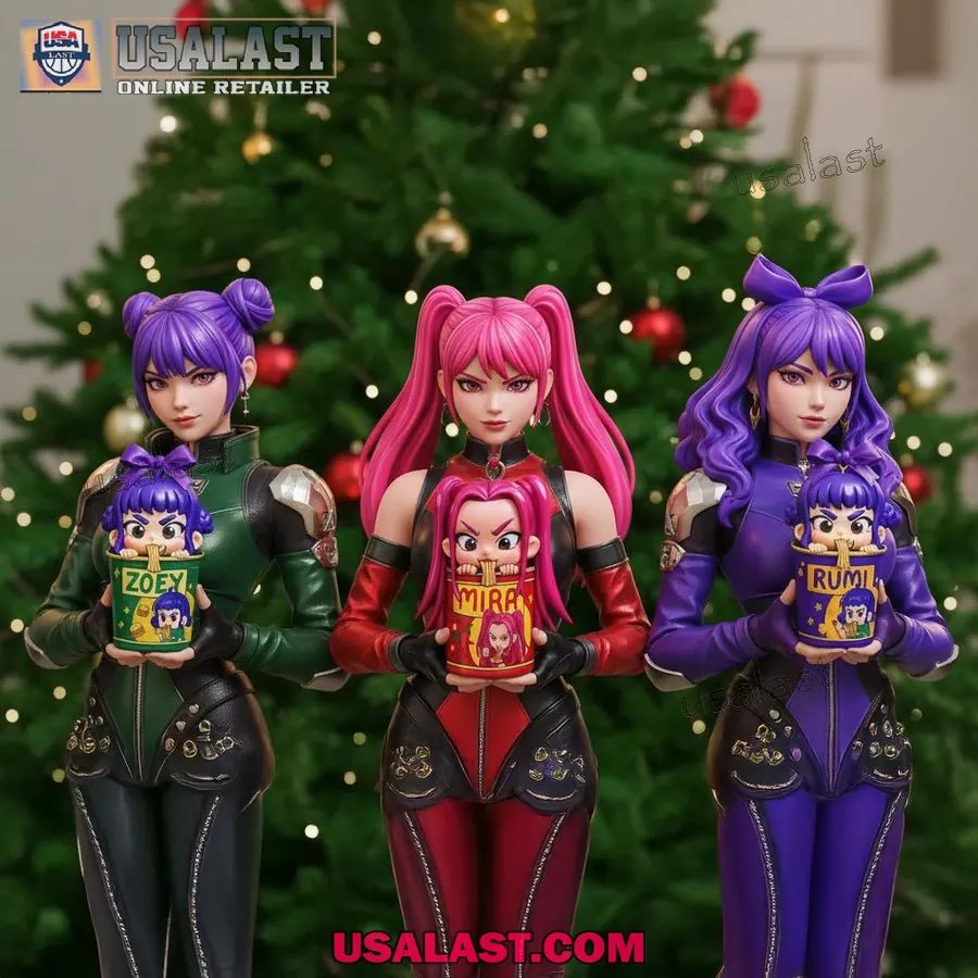 Kpop Demon Hunters Ramen Cup Christmas Ornaments