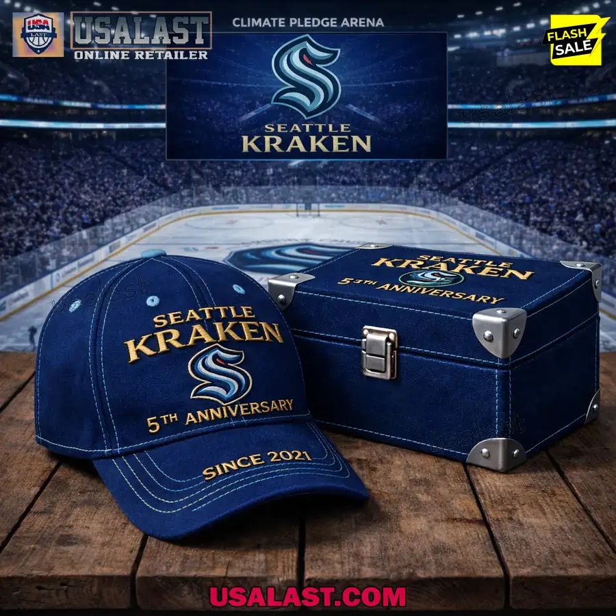 Seattle Kraken 5th Anniversary 2012-2026 Classic Cap