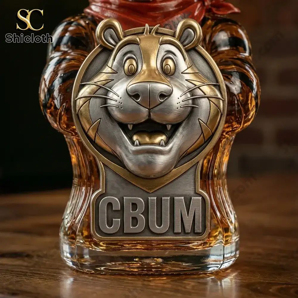 Tony the Tiger Kellogg?s Frosted Flakes Chris Bum Whiskey Bottle