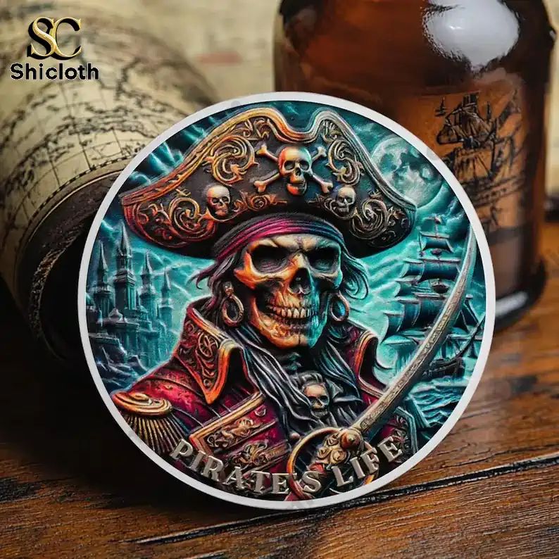 Pirate Coin Skeleton Pirate Ship