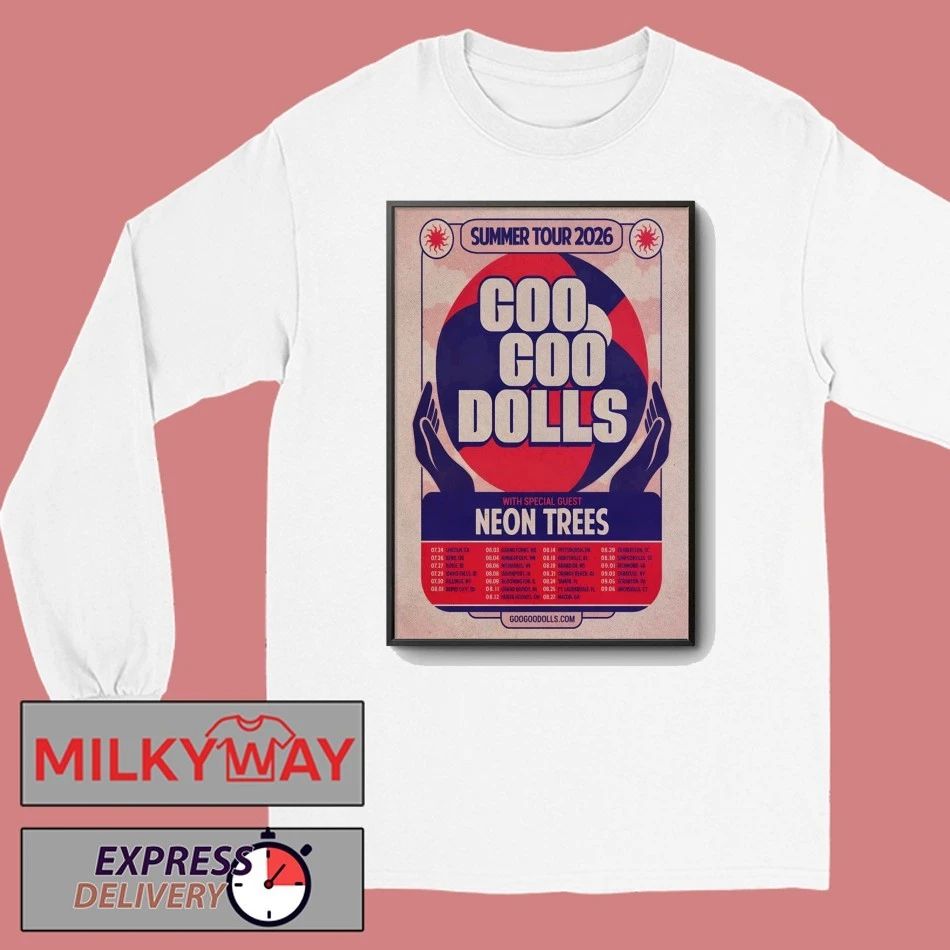 Goo Goo Dolls Poster 2026 Summer Tour shirt