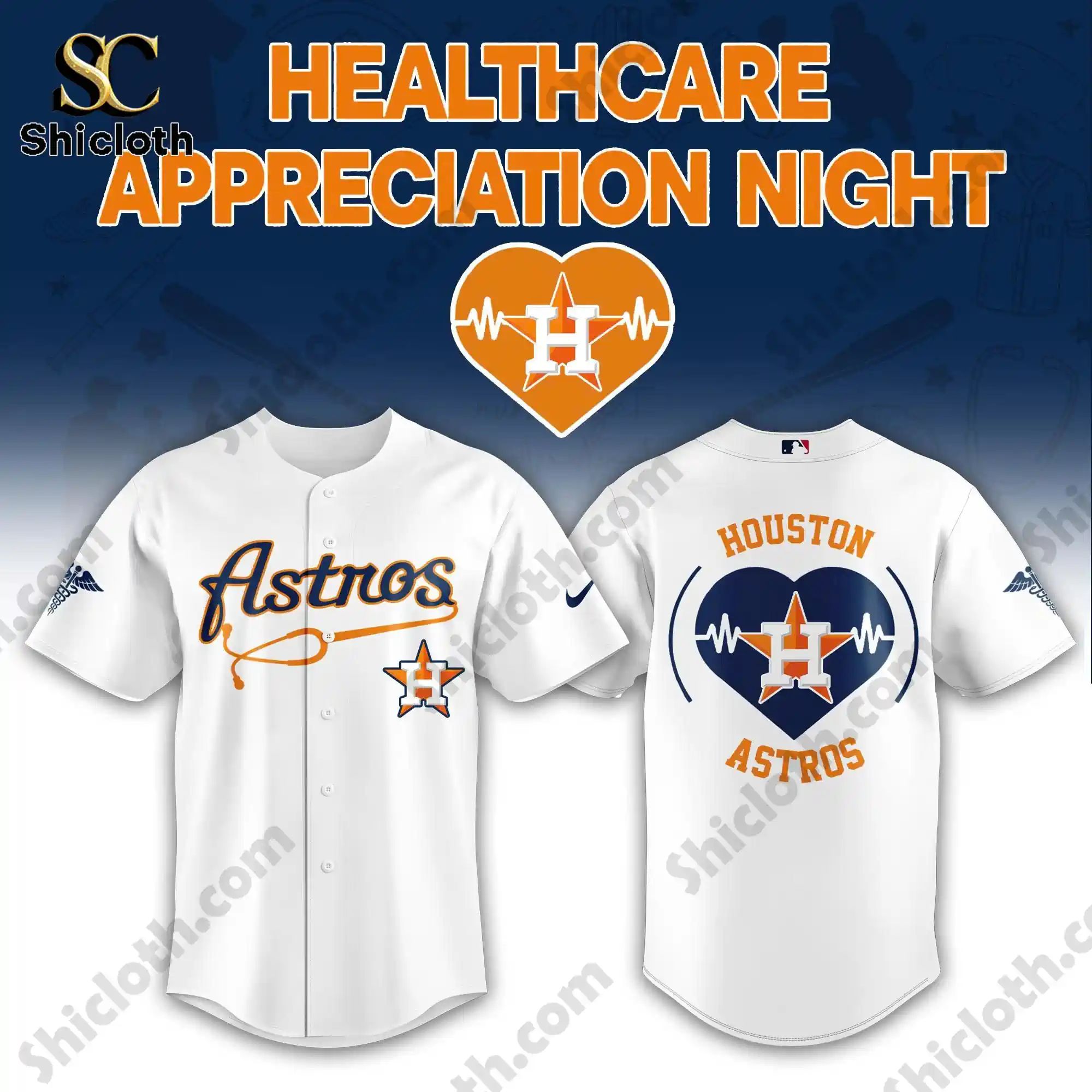 Houston Astros Healthcare Appreciation Night Limited Edition Jersey 2026