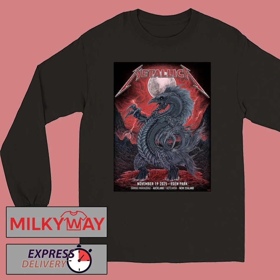 Metallica M72 november 19 2025 Eden Park Tamaki makaurau Auckland aotearoa New Zealand Potter shirt