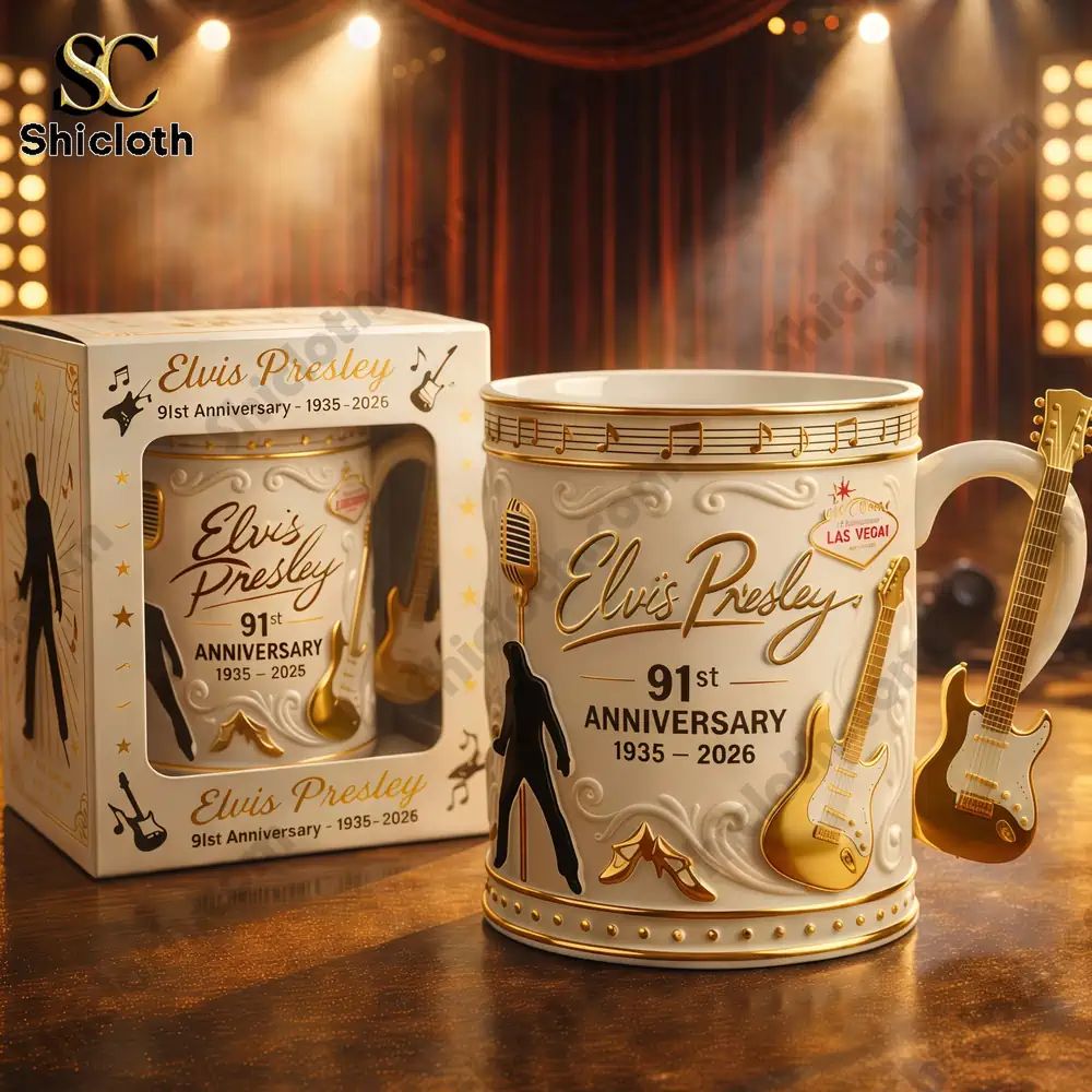 Elvis 91st Anniversary Commemorative Mug
