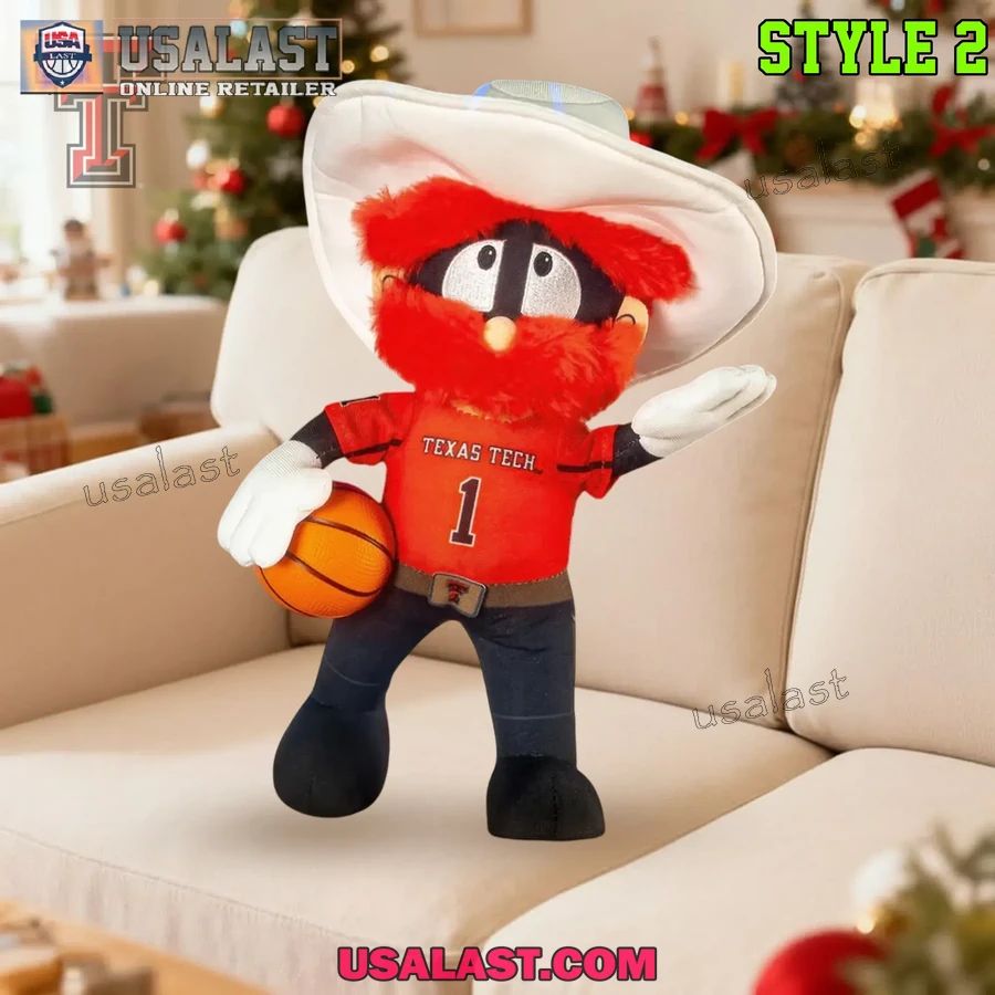 Texas Tech Red Raiders Plush Shape Pillow