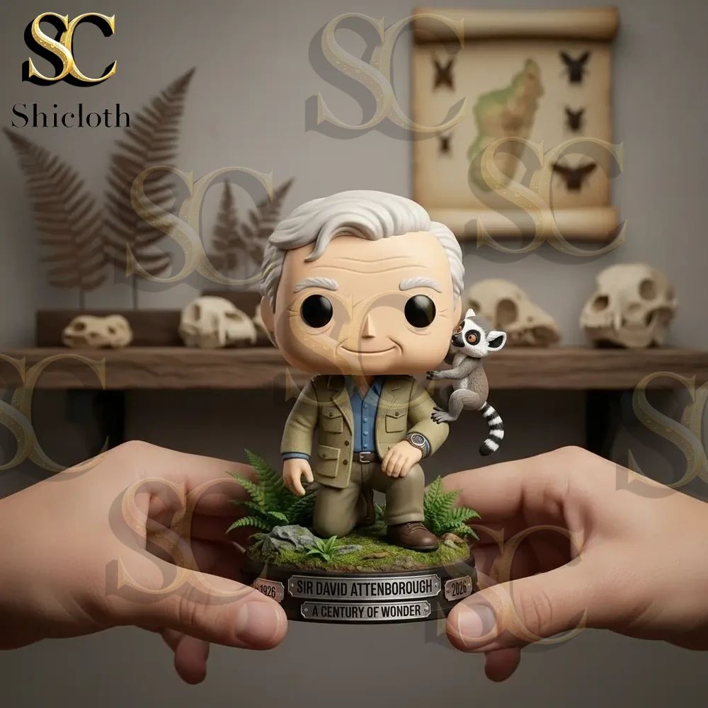 Sir David Attenborough 100th Anniversary Centenary Commemorative Funko Pop