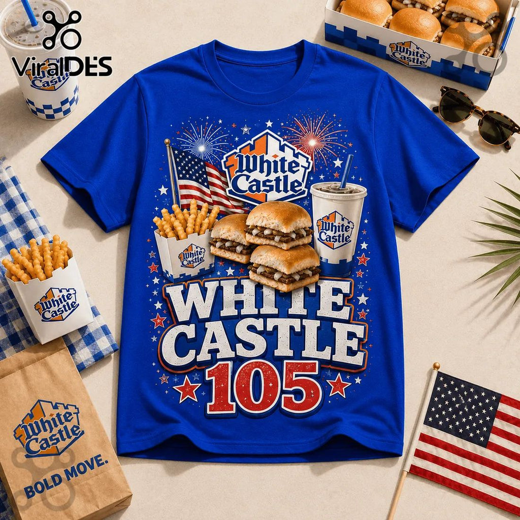 White Castle 105th Anniversary Royal Blue T-Shirt