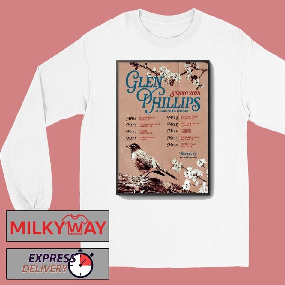 Glen Phillips Spring 26 Tour Poster shirt