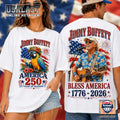 Jimmy Buffett Bless America 250th Anniversary 3D T-Shirt