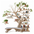 Handcrafted Tree Branch Shelf – Functional Art for Your Walls