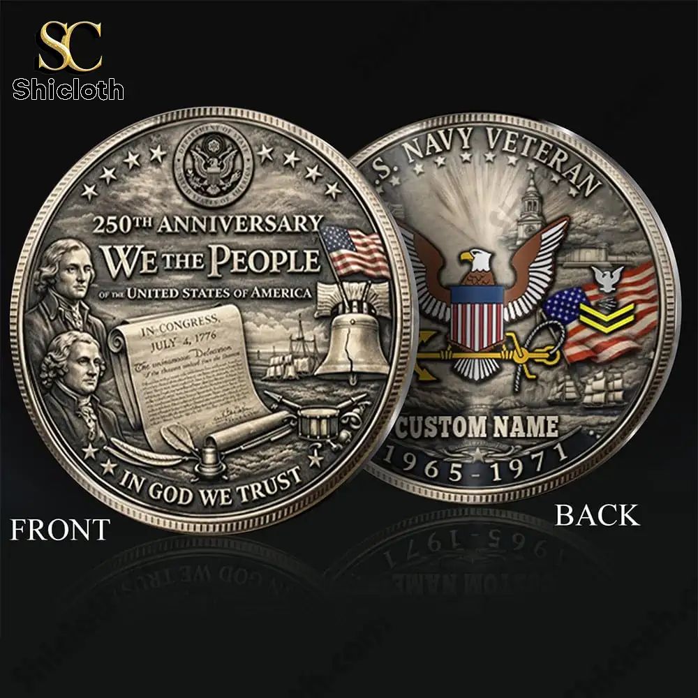 U.S. Navy Military 250Th Anniversary Coin