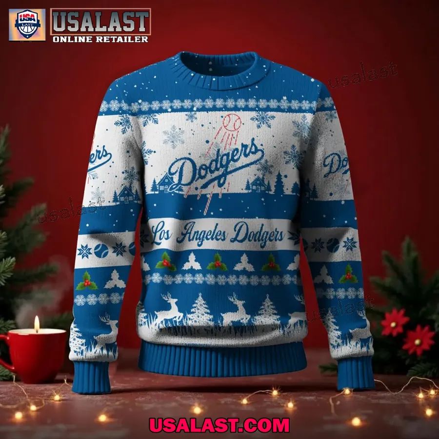 Los Angeles Dodgers Ugly Christmas Sweater Jumper