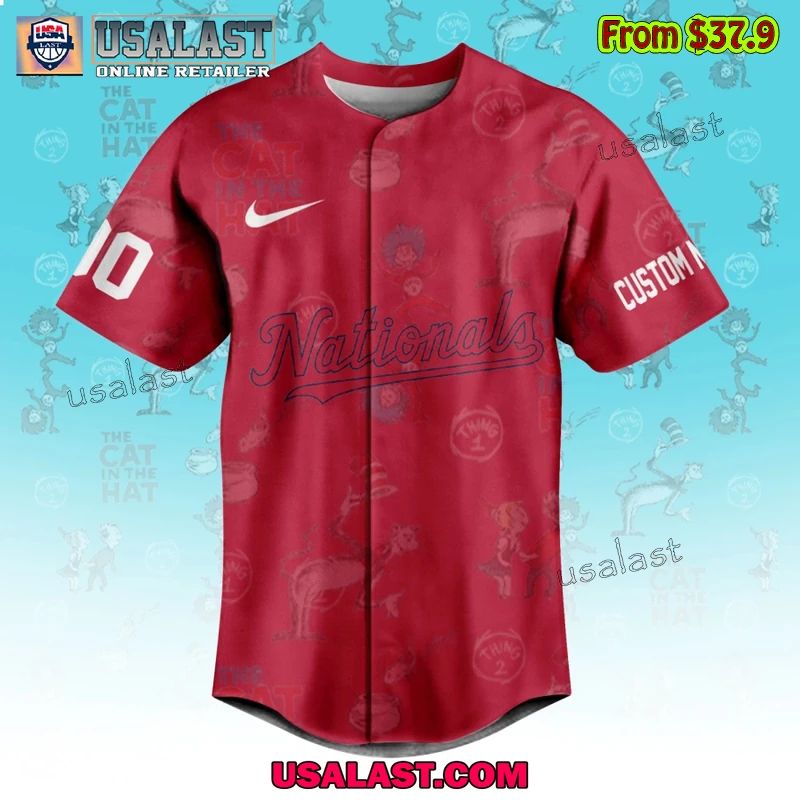 Washington Nationals x Dr Seuss Baseball Jersey