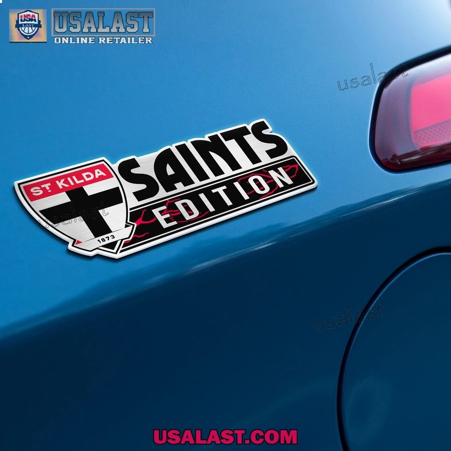 St Kilda Saints Edition Custom 3D Car Badge Sticker