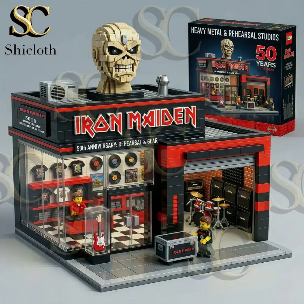 Iron Maiden 50th Anniversary Pop Up Shop Building Block Set