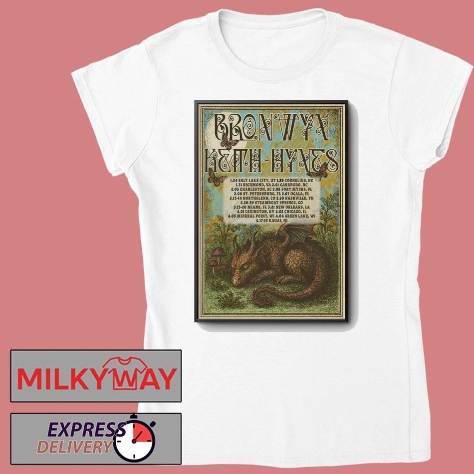 Poster Bronwyn Keith Hynes Spring Tour 26 shirt