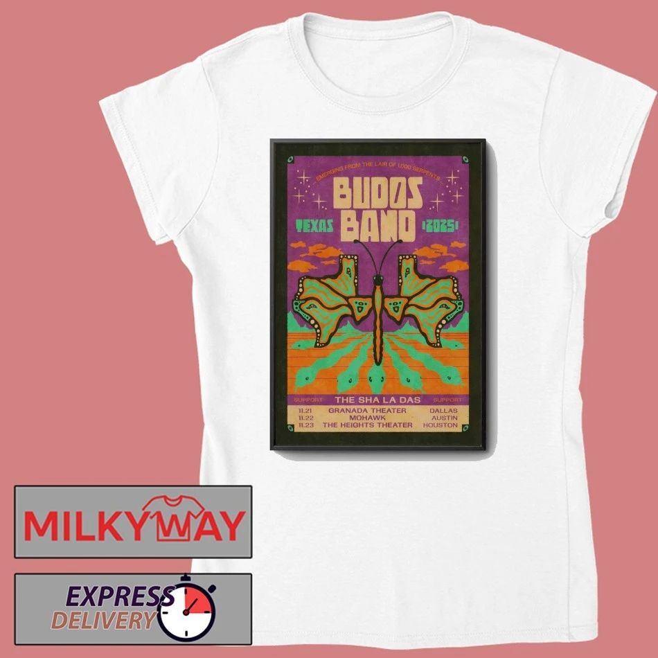 Poster Budos Band Texas Tour 2025 shirt