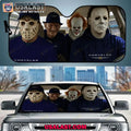Chrysler x Horror Movie Characters Car Sunshade, Car Windshield Cover