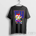 Premium New York Giants X Unicorn Santa Hat Dabbing Merry Christmas T Shirts