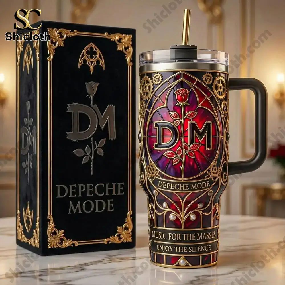 Depeche Mode Music for the Masses Enjoy the Silence 40 Oz Tumbler