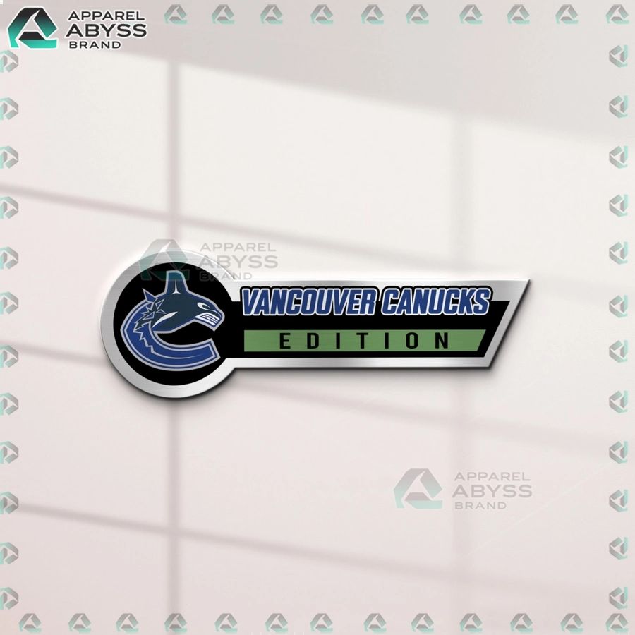 Vancouver Canucks Edition 3D Engraved Car Name Emblem