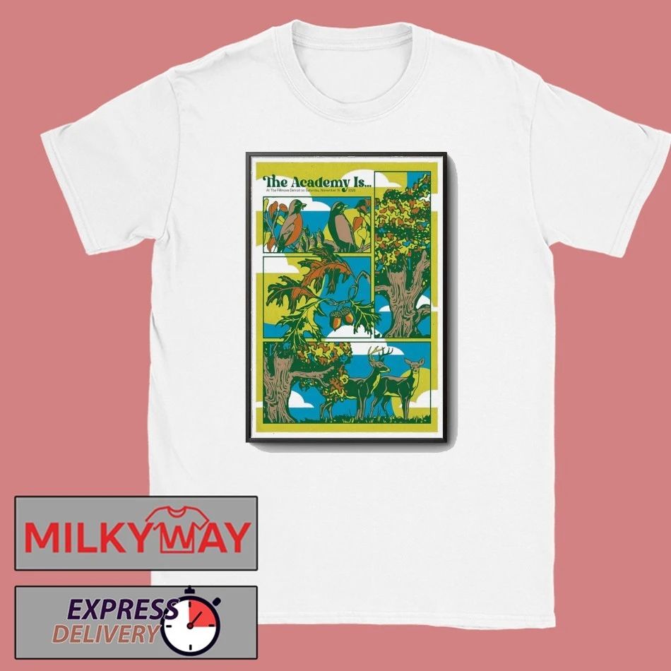 The Academy Is… At The Fillmore Detroit On Nov 15 2025 Poster shirt