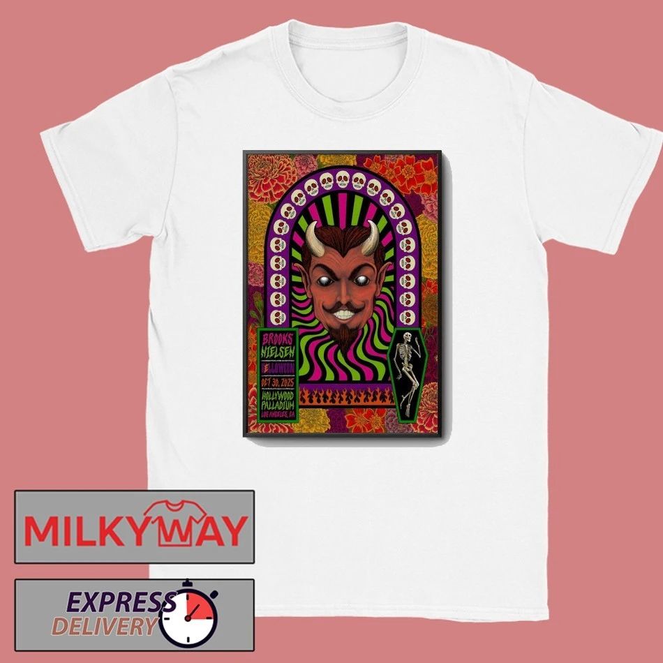 Brooks Nielsen In Hollywood CA On Oct 30 2025 Show Poster shirt