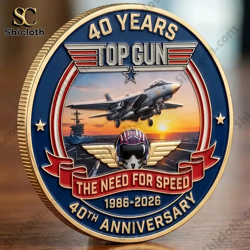 Gun 40th Anniversary Coin