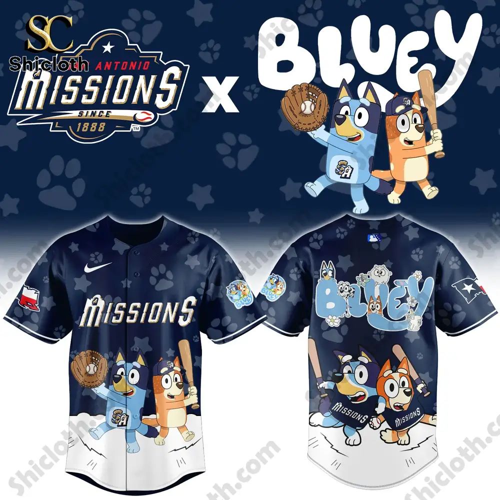 San Antonio Missions x Bluey Night Limited Jersey
