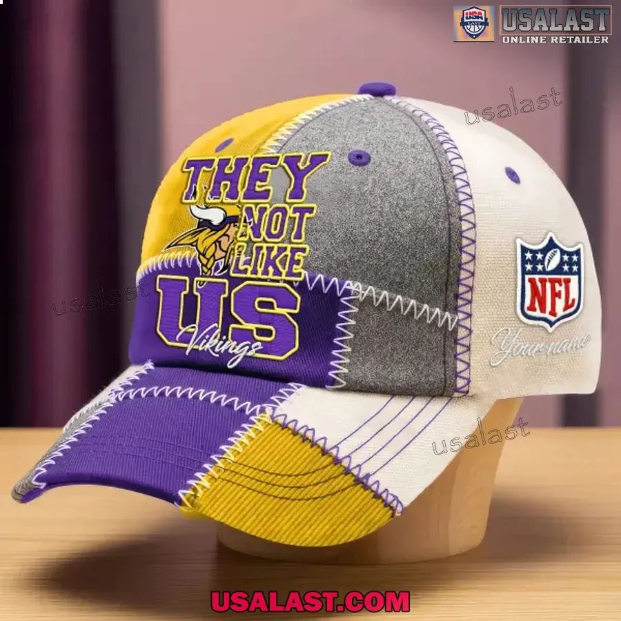 Minnesota Vikings They Not Like Us Personalized Cap