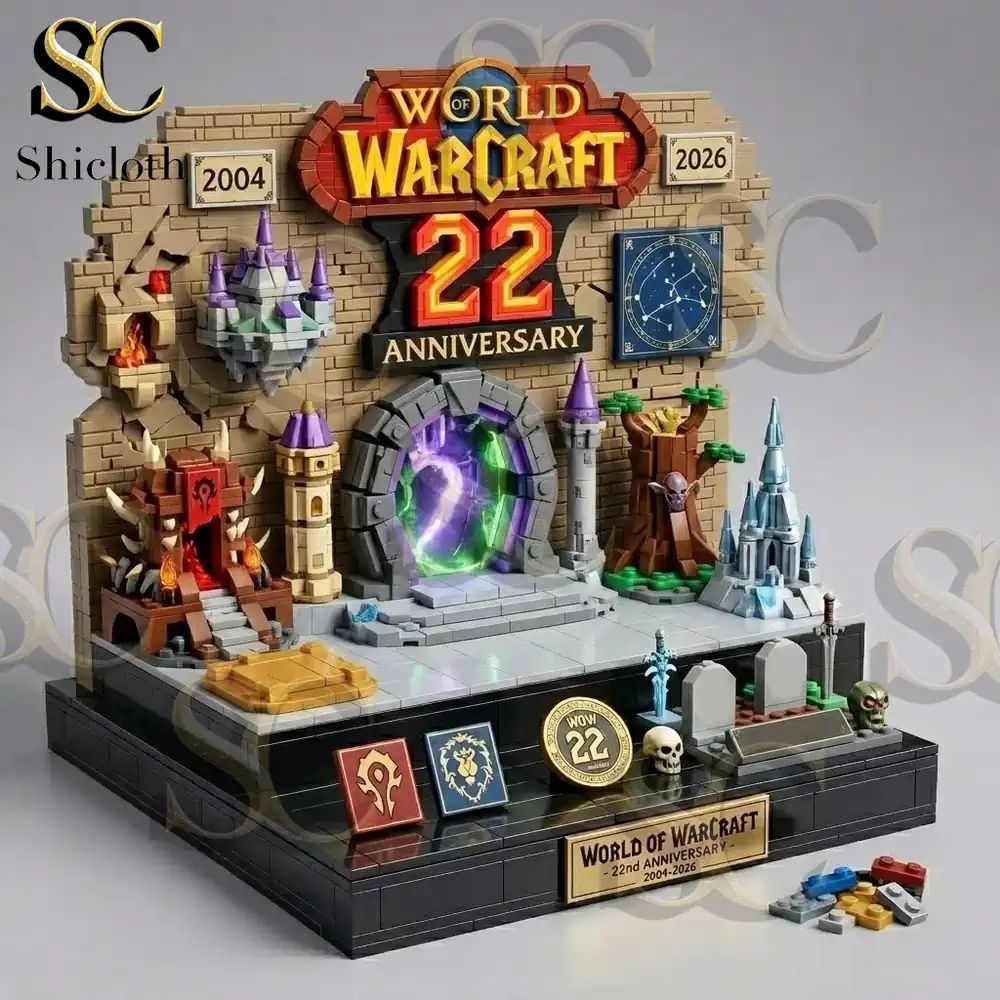 World of Warcraft 22nd Anniversary Commemorative Building Block Set