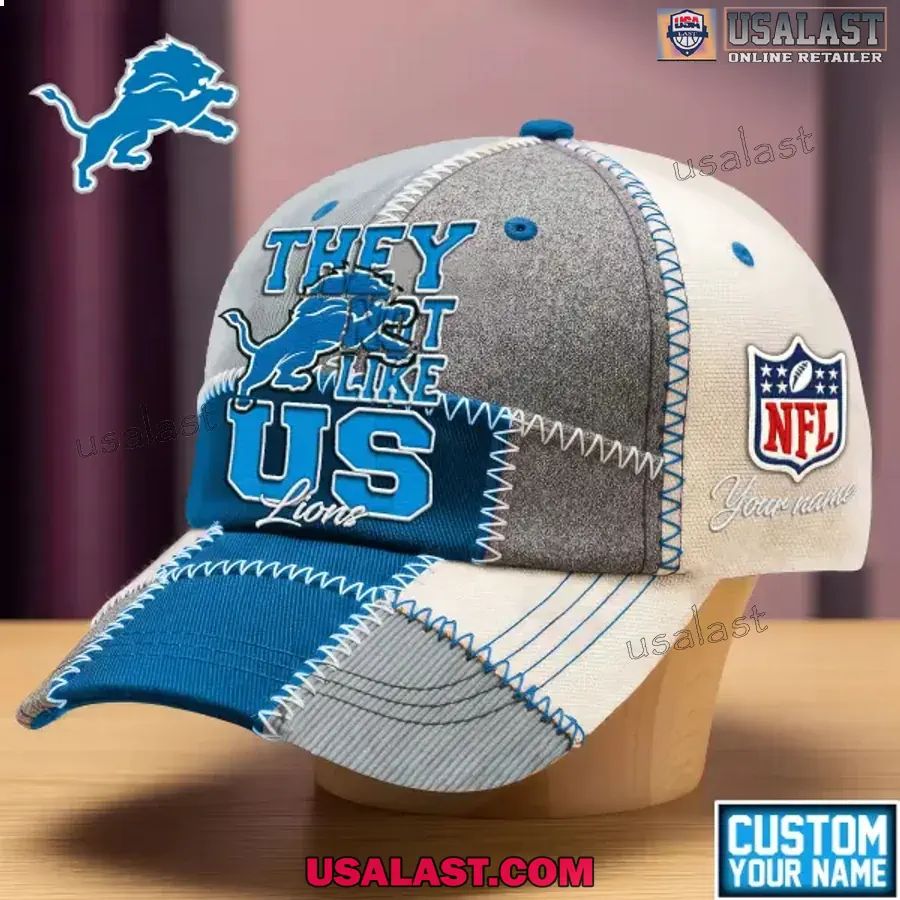 Detroit Lions They Not Like Us Personalized Cap