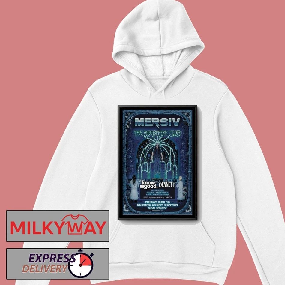 Mersiv Dec 12 2025 Poster San Diego shirt