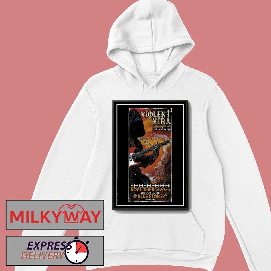Violent Vira Nov 8 2025 Bluestone Columbus Poster shirt