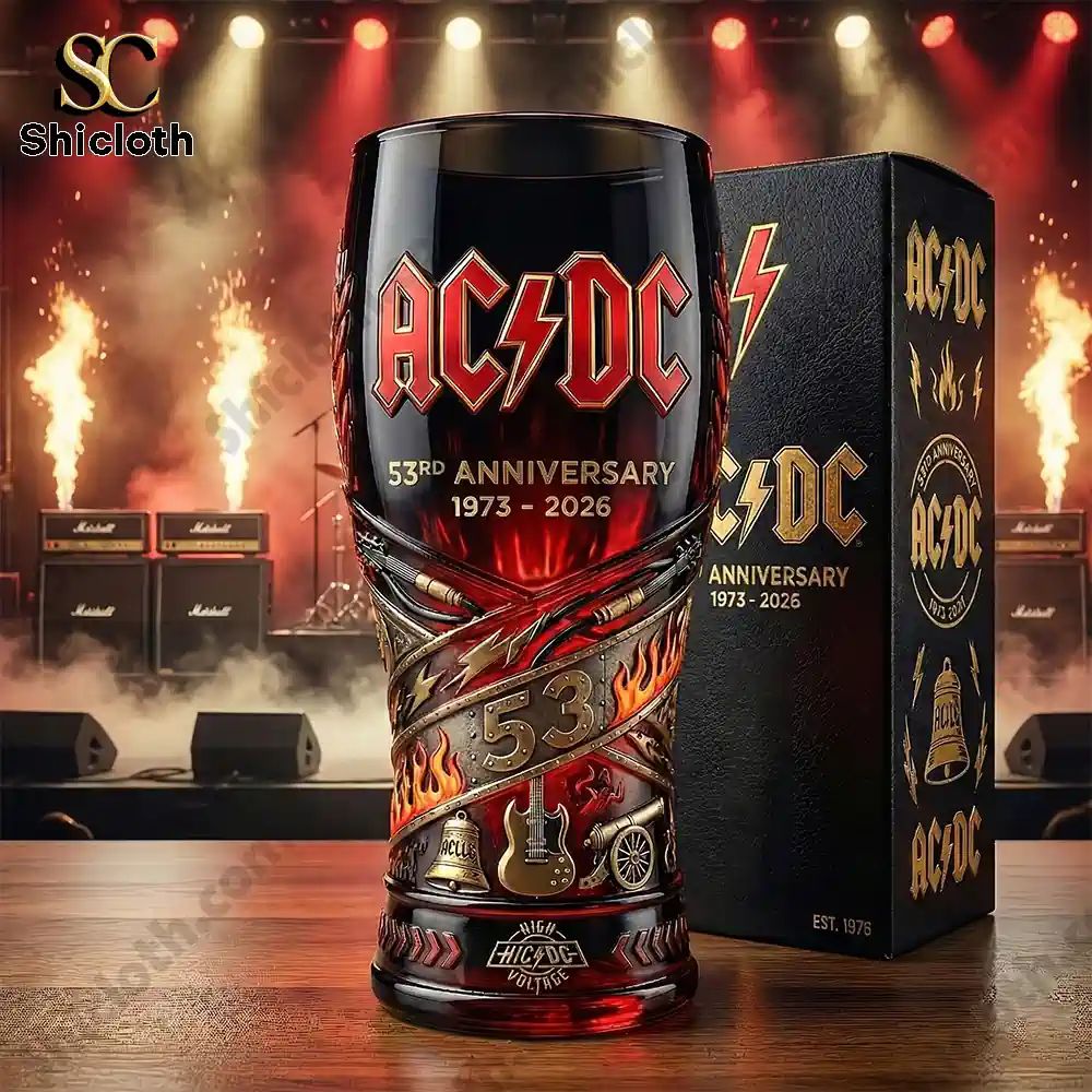 ACDC High Voltage 53Rd Anniversary Collectors Beer Glass 2026