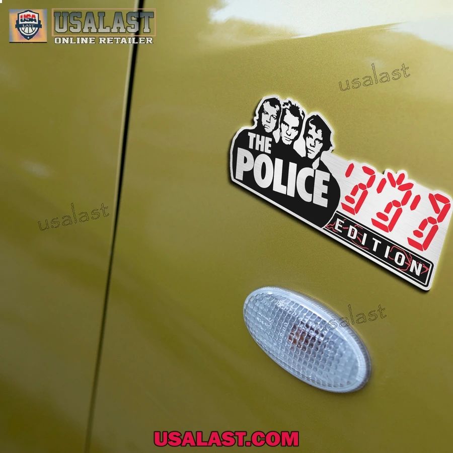 The Police Band Edition Custom 3D Car Badge Sticker