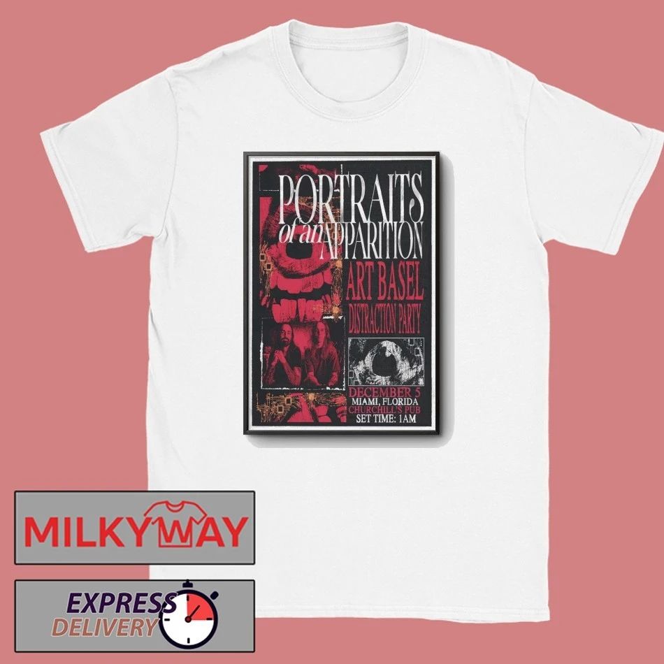 Jay Weinberg With Portraits Of An Apparition In Miami FL On Dec 5 2025 Poster shirt