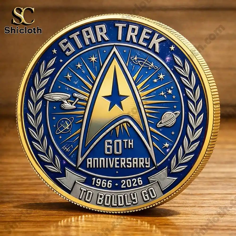 StarTrek 60th Anniversary Live Long And Prosper Coin